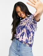 Adidas Originals Short Sleeve T-shirt In Multi Print