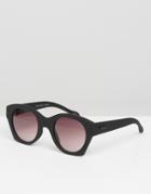 Minkpink Flash Or Trash Square Frame Sunglasses - Black