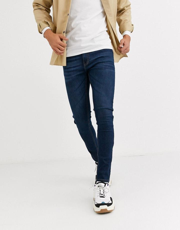 Criminal Damage Essential Skinny Jeans In Indigo