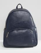Yoki Fashion Clean Backpack Bag - Navy