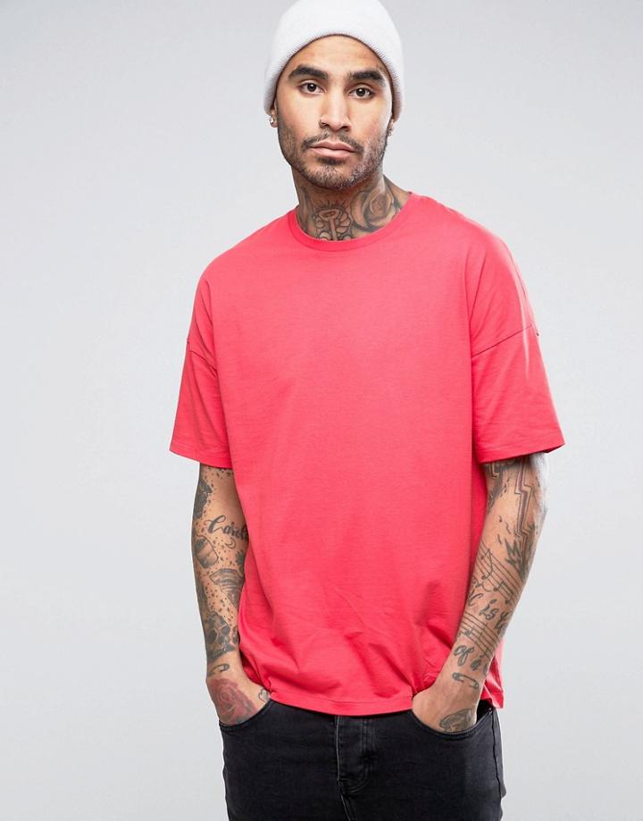 Asos Oversized T-shirt - Red