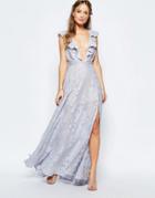 The Jetset Diaries Wanderlust Maxi Dress In Lavendar - Dusty Lavendar