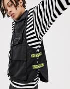 Cheap Monday Taped Service Tank - Black
