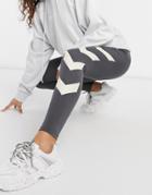 Hummel Sommer Leggings In Magnet-black