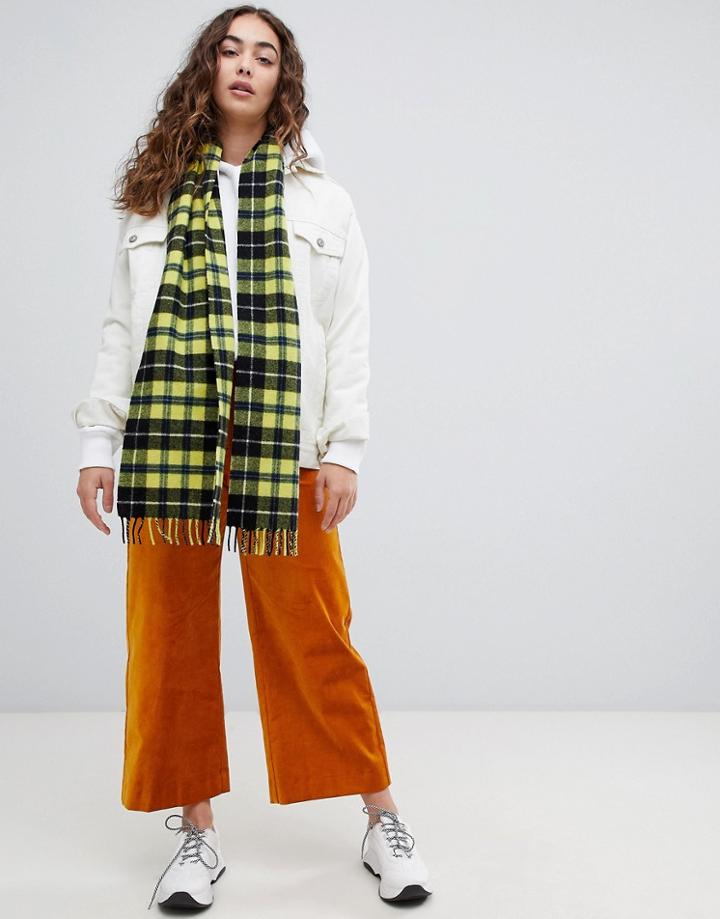 Weekday Checked Scarf - Multi