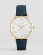 Nixon Arrow Navy Leather Watch A1091-151 - Blue