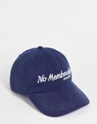 Abercrombie & Fitch Golf No Membership Required Baseball Cap In Navy