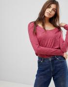 Vero Moda Long Sleeve T-shirt - Red