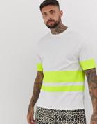 Another Influence Oversized Block Print T-shirt - Yellow
