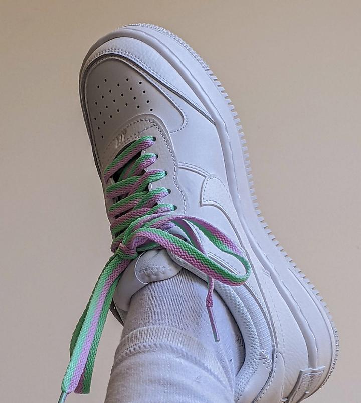 Labelrail X Pose And Repeat Customize Shoe Laces In Pastel 2 Pack-multi