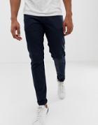 Emporio Armani J06 Slim Fit Dark Wash Pants - Blue