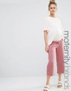 Bluebelle Maternity Lounge Sweat Culottes - Pink