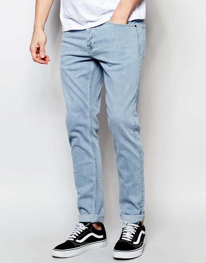 Dr Denim Jeans Clark Slim 80s Stone Wash - 80s Stone