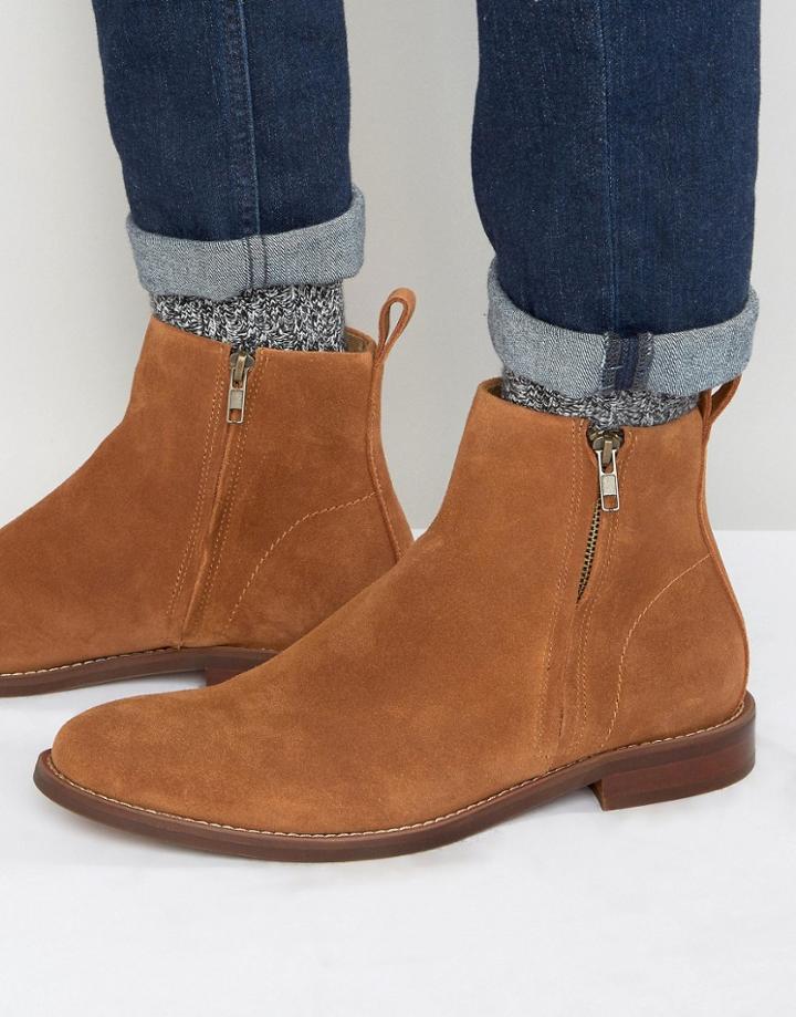 Aldo Bilissi Suede Chelsea Boot - Brown