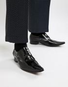Jeffery West Pino Lightning Bolt Lace Up Shoes In Black - Black