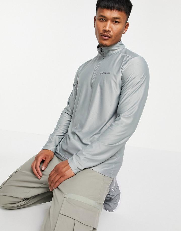 Berghaus 24/7 Tech 1/4 Zip Top In Gray-grey