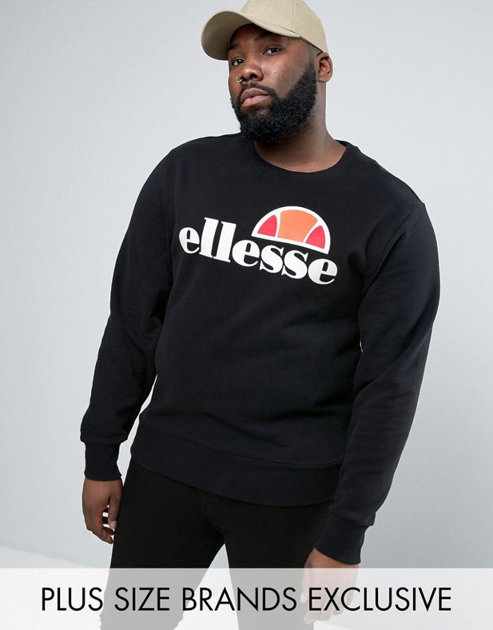 Ellesse Plus Sweatshirt With Classic Logo - Black
