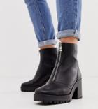 Raid Wide Fit Exclusive Janella Chunky Boots In Black