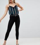 New Look Petite Highwaisted Jegging In Black - Black