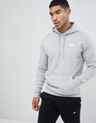 Nike Club Hoodie In Gray