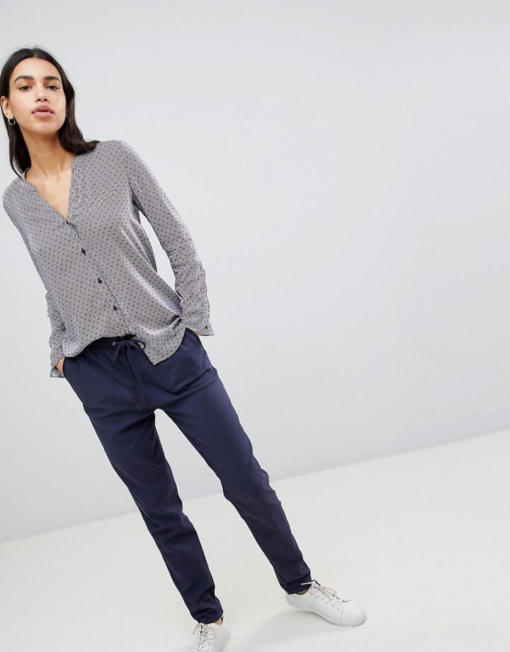 Esprit Relaxed Peg Pants - Navy