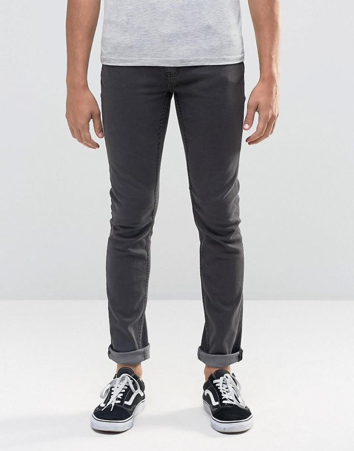 Cheap Monday Jean Tight Skinny Fit Gray Wash - Gray