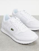 Lacoste Partner Piste Runner Sneakers In White