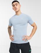 Asos 4505 Baselayer T-shirt In Recycled Polyester-blues