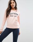 Tommy Hilfiger Logo Sweater - Pink