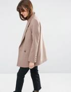 Asos Formal Peacoat - Fawn