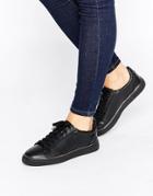 New Look Piped Sole Sneaker - Black