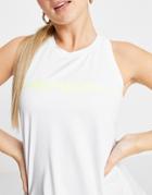 Superdry Sport Training Gym Logo Tank In White