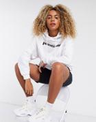 Crooked Tongues Hoodie In Peacetimes Print-white