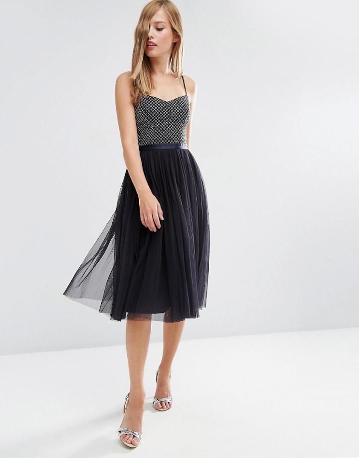 Needle & Thread Coppelia Ballet Dress - Navy