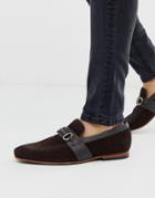 Ted Baker Daiser Loafer In Brown Suede - Brown