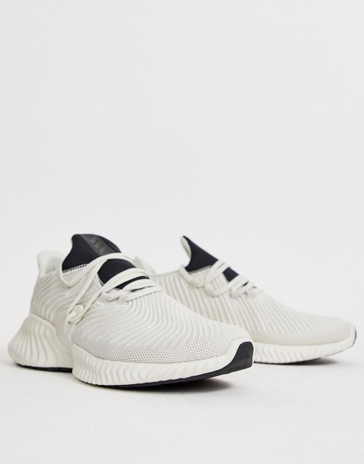 Adidas Running Alphabounce Instinct Sneakers In White - White