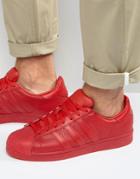 Adidas Originals Superstar Adicolor Sneakers - Red