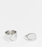 Designb London 2-pack Rings In Silver - Exclusive To Asos