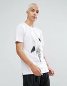 Just Junkies T-shirt With Wing Print - White