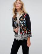 Rd & Koko Embroided Jacket - Black
