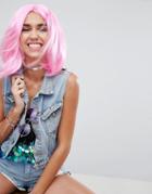 Asos Dress Up Pink Short Wig - Pink