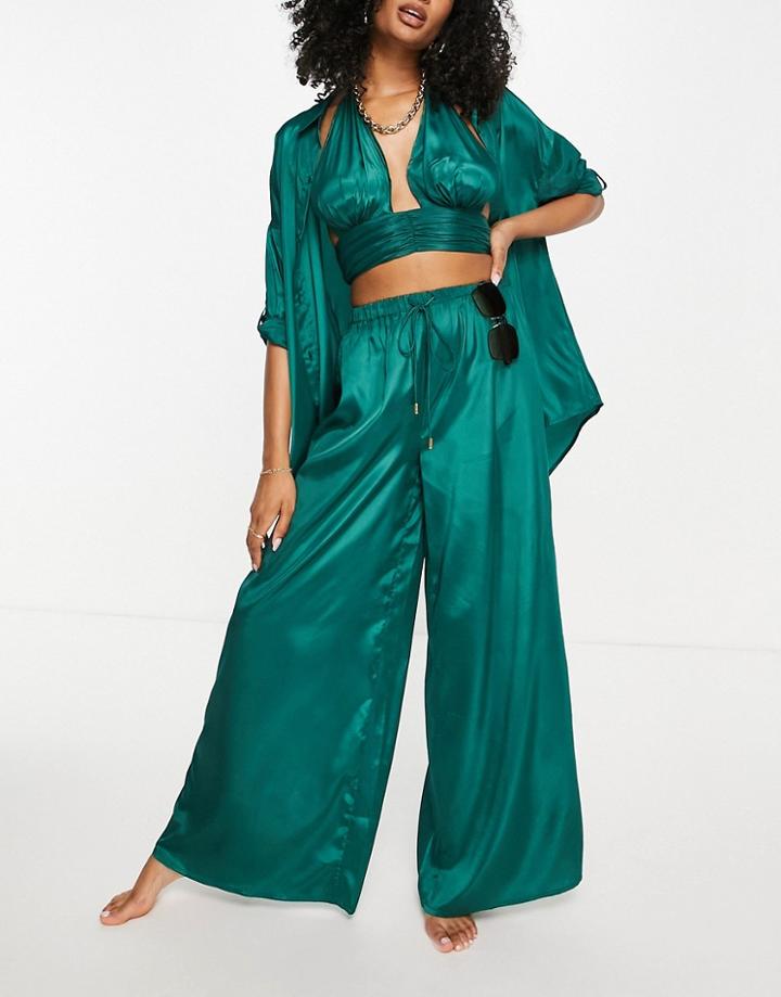 Candypants Beach Pants In Green - Part Of A Set