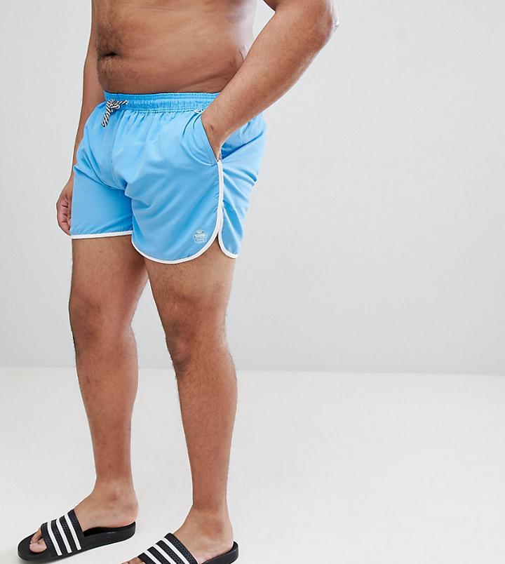 Duke Plus Swim Shorts In Blue - Blue