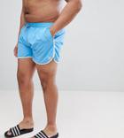 Duke Plus Swim Shorts In Blue - Blue