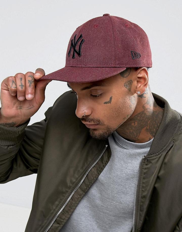 New Era 59fifty Low Profile Fitted Cap Ny Yankees - Red