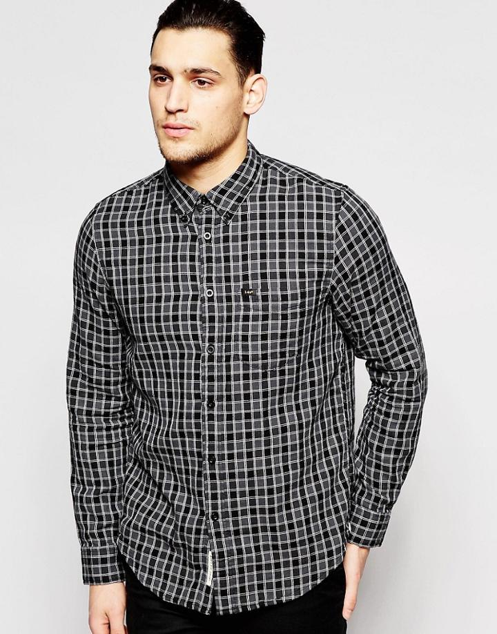Lee Button Down Shirt - Black