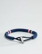 Tommy Hilfiger Navy Wrap Bracelet - Navy