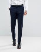 Harry Brown Blue Tonic Suit Pants - Blue