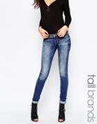 Noisy May Tall Kate Super Low Slim Jean - Blue