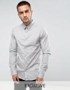 Only & Sons Skinny Smart Shirt - Gray